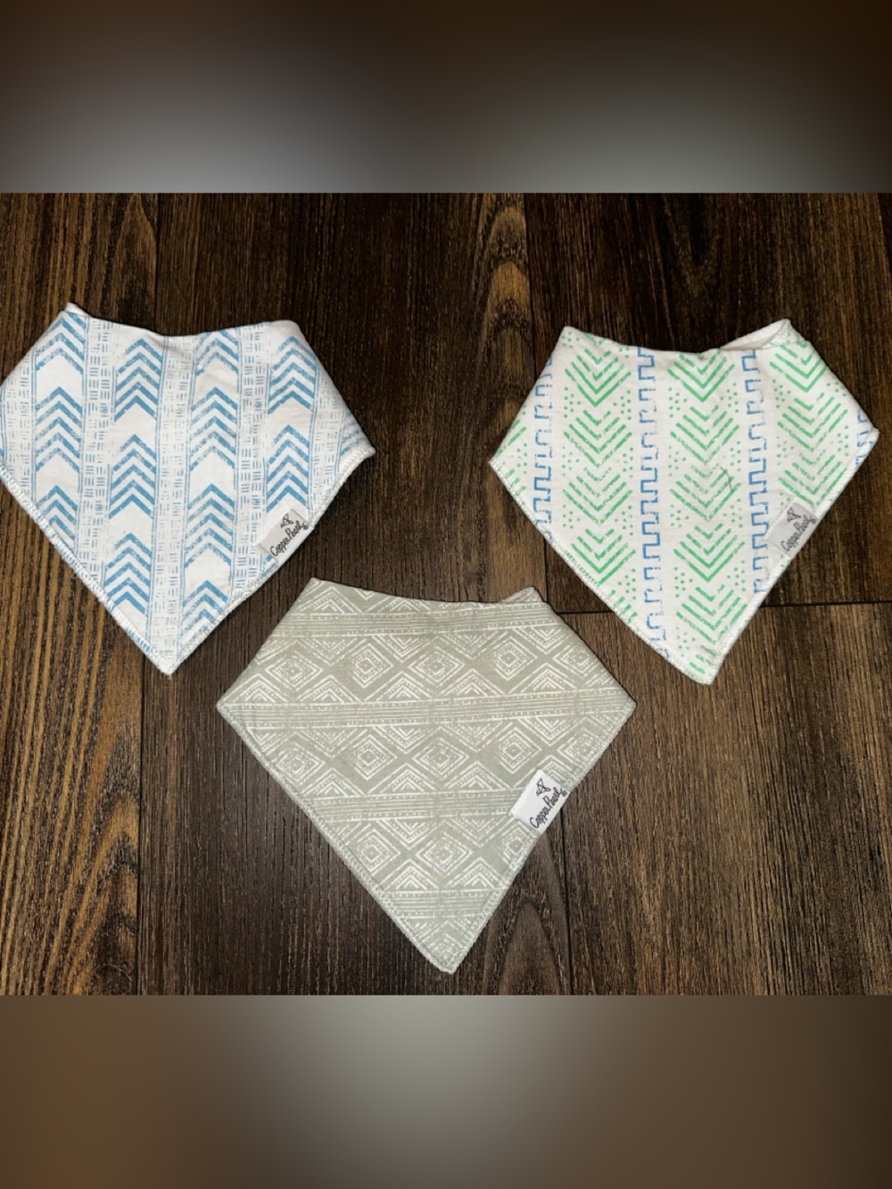 Copper Pearl Baby Bandana Bibs Set